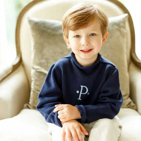 Baby roll 2025 neck sweater